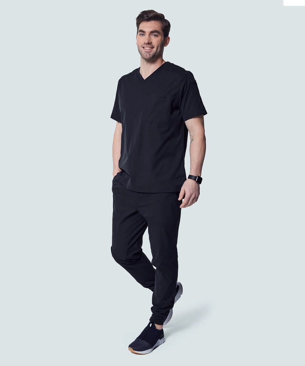 Black Flex-Stretch Scrubs - The Medical Outfits and Beyond